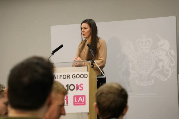 Dr. Laura Gilbert, Chief Analyst and Director of Data Science at 10 Downing Street, Speaking about data and AI in November at the One Big Conference in London.