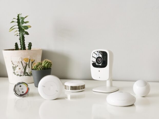A photo of a selection of smart devices