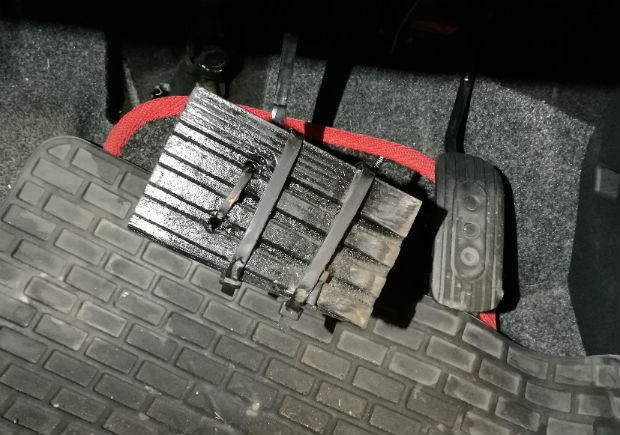 Decking foot pedal