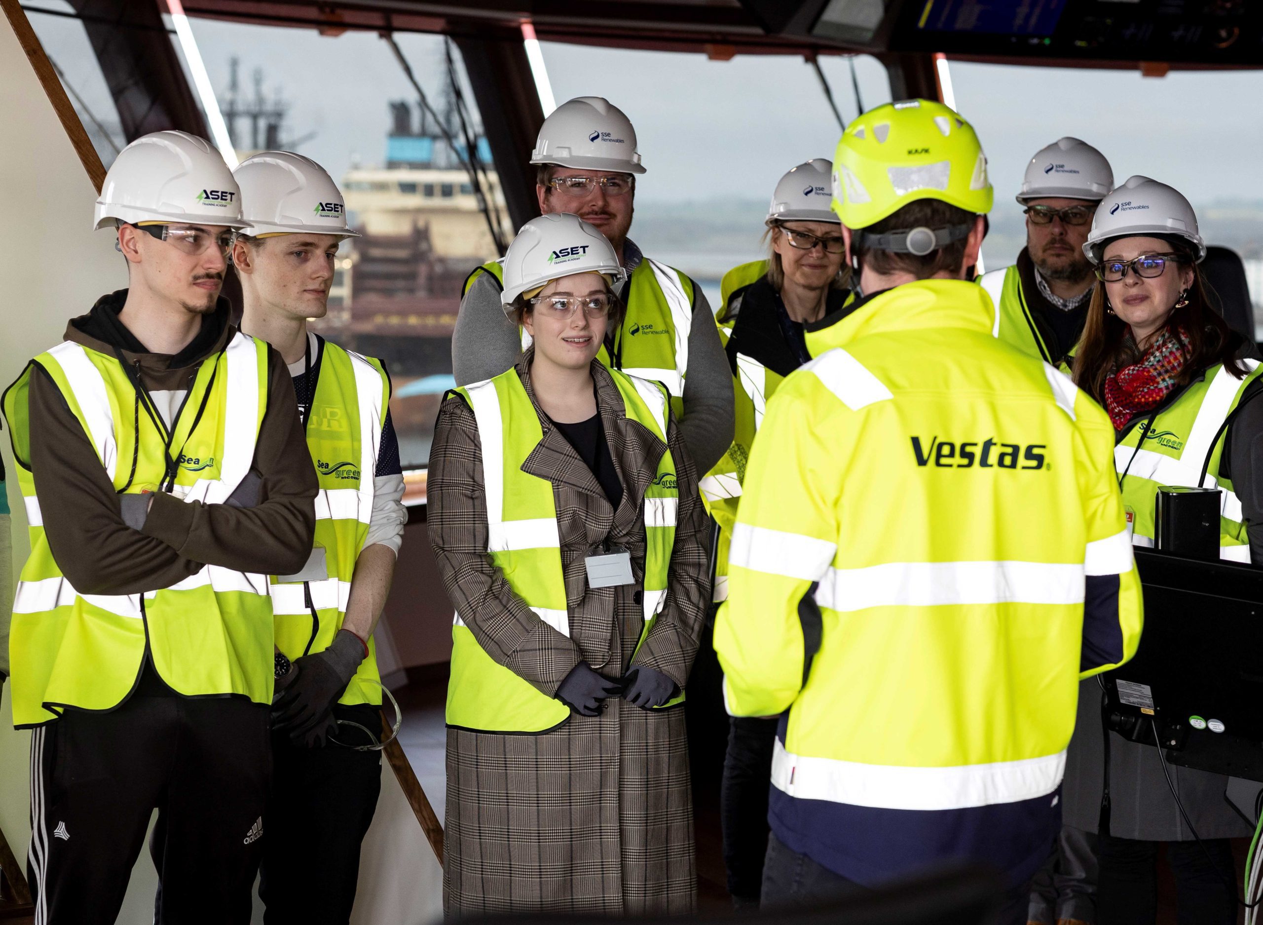 Nescol Scholars On Montrose Port Visit May 23
