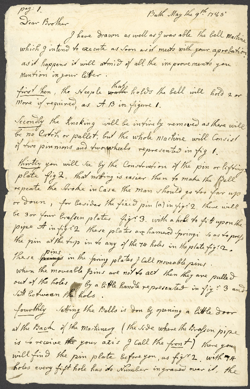 An image showing 'Hershel letter front and back, page 1'