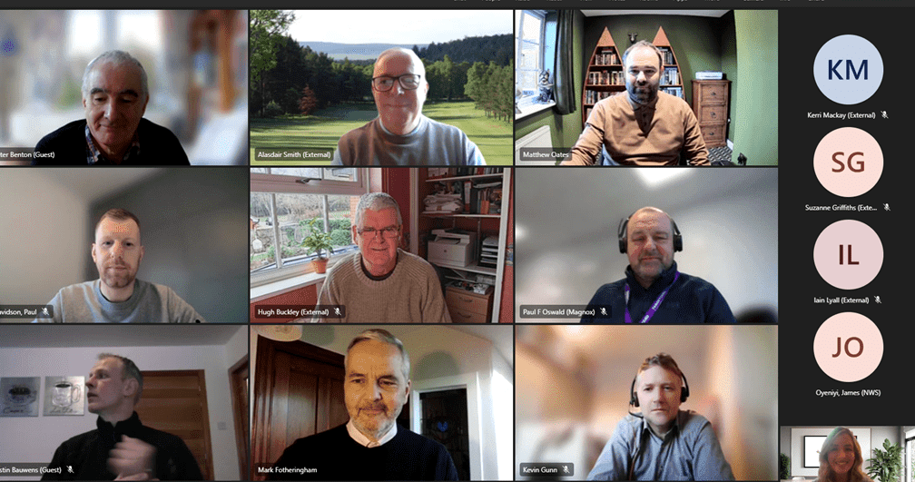 Screen shot of 2023 cohort of mentors and mentees from PMMP