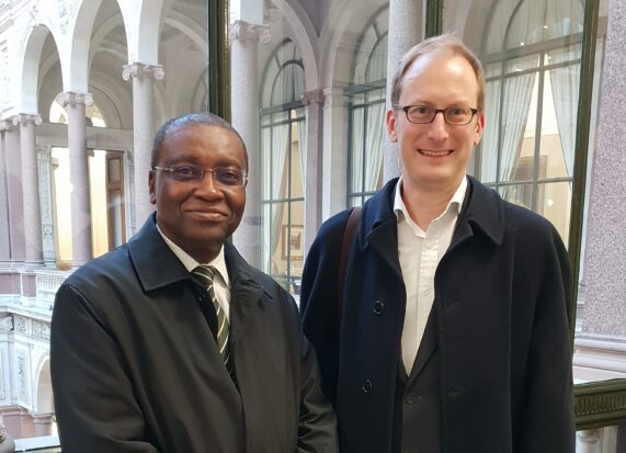 Seyi Obakin and Social Security Advisory Committee colleague Carl Emmerson