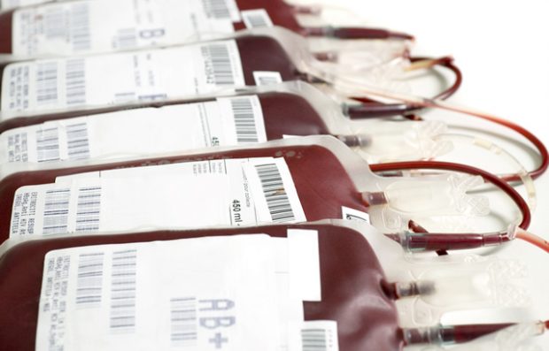 Blood transfusion bags