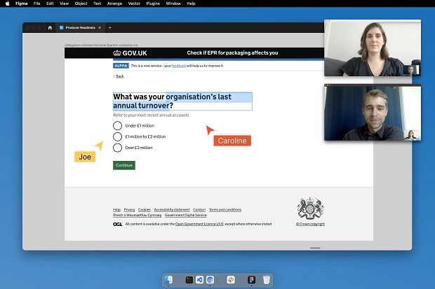 Screenshot of a web page with a picture of a woman, top left of screen, and a picture of a man below the woman.