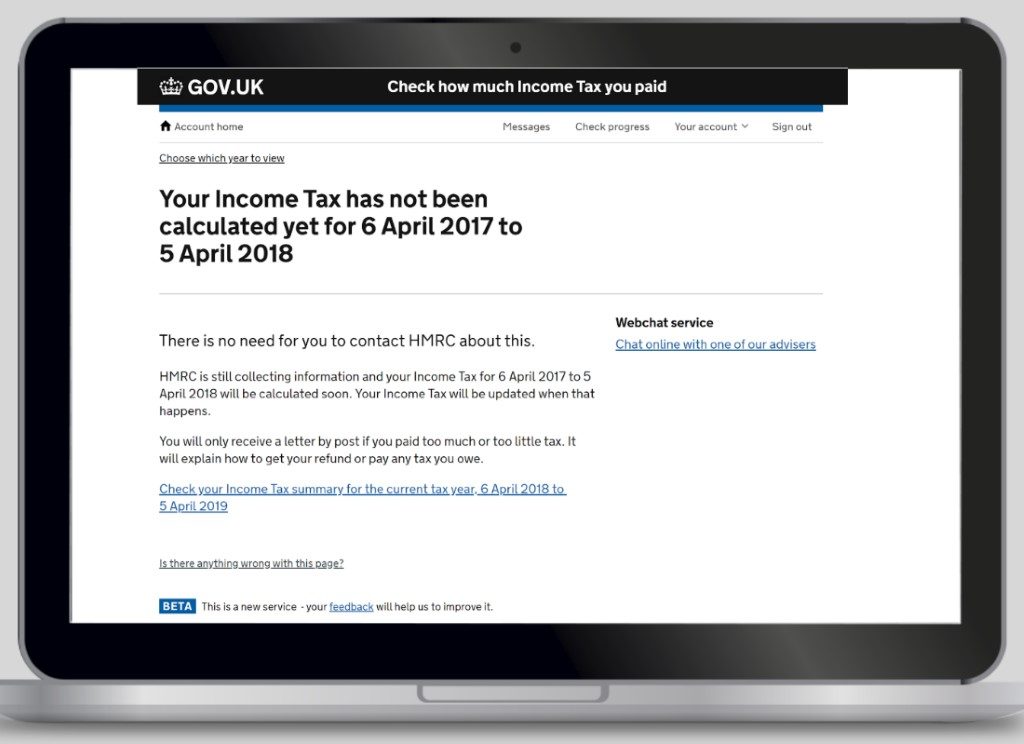 A screenshot showing the webchat offer within the P800 service online