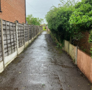 Community Payback gardening and overgrowth clearing