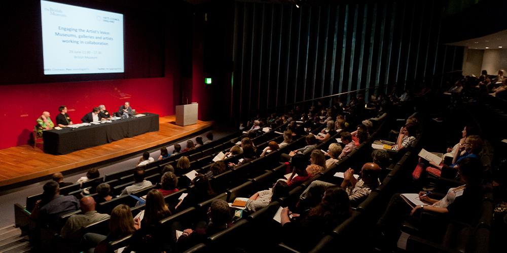 Audience in the BP Lecture Theatre