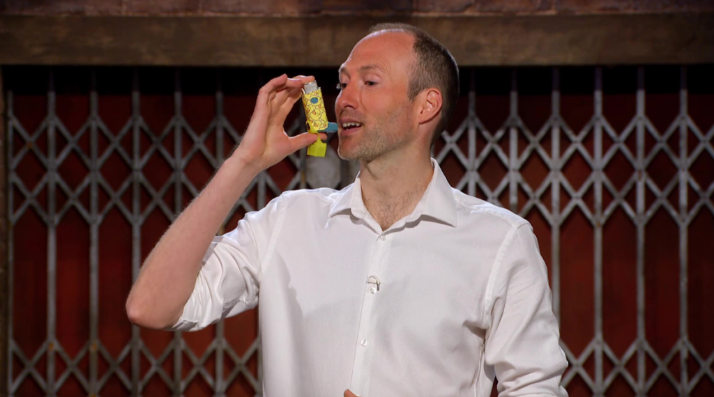 Will from York pitched his invention, Inhaler Tailor.