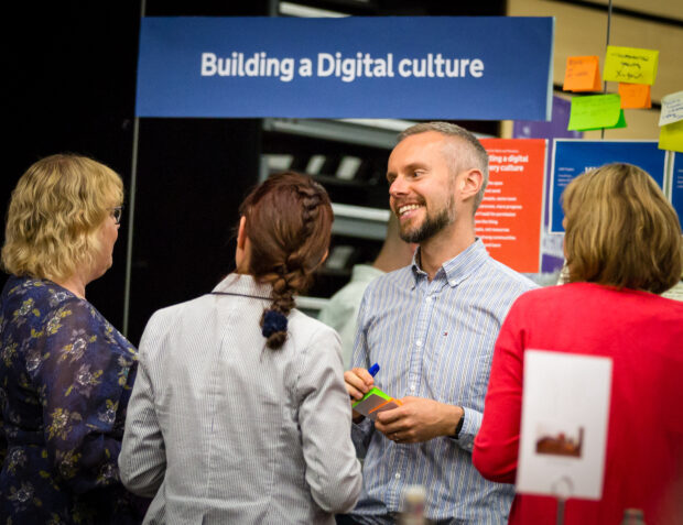The 'Building a digital culture' session