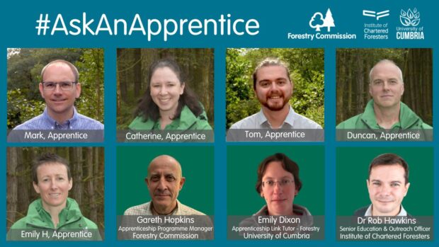 Panel members for Forestry Commission's Q&A session