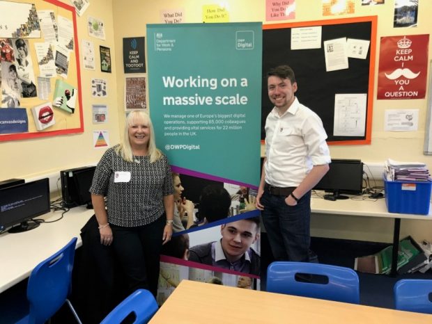 Linda and James at Berwick Academy