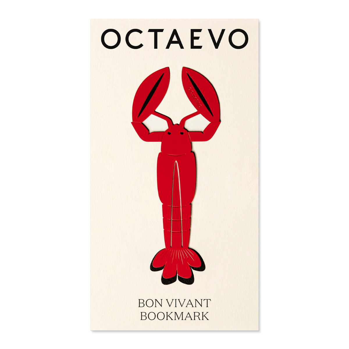 Lobster brass bookmark