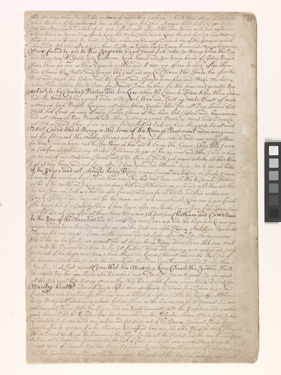 An image showing 'JOD/4; Barlows Journal. Dates 1659 to 1703.'