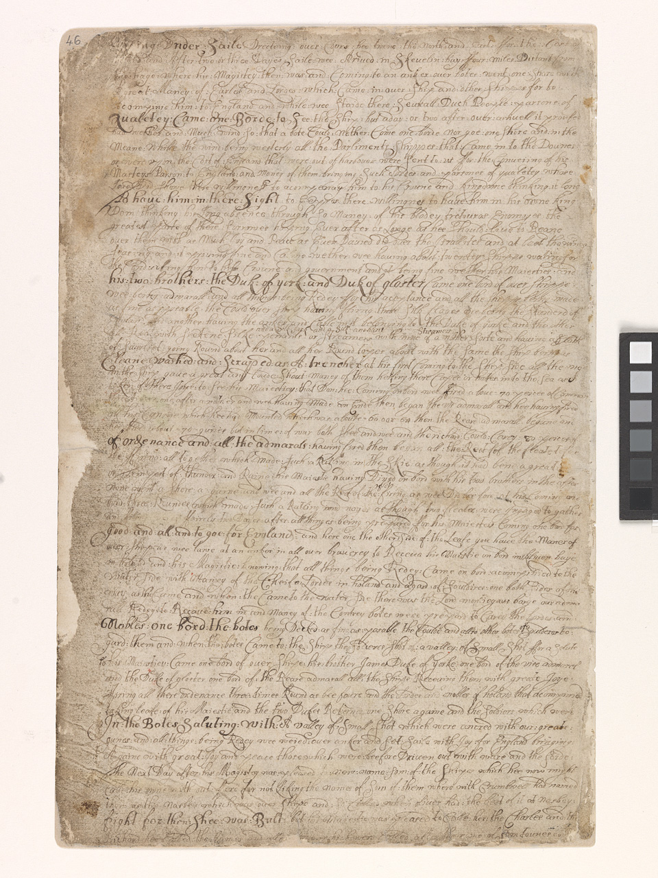 An image showing 'JOD/4; Barlows Journal. Dates 1659 to 1703.'