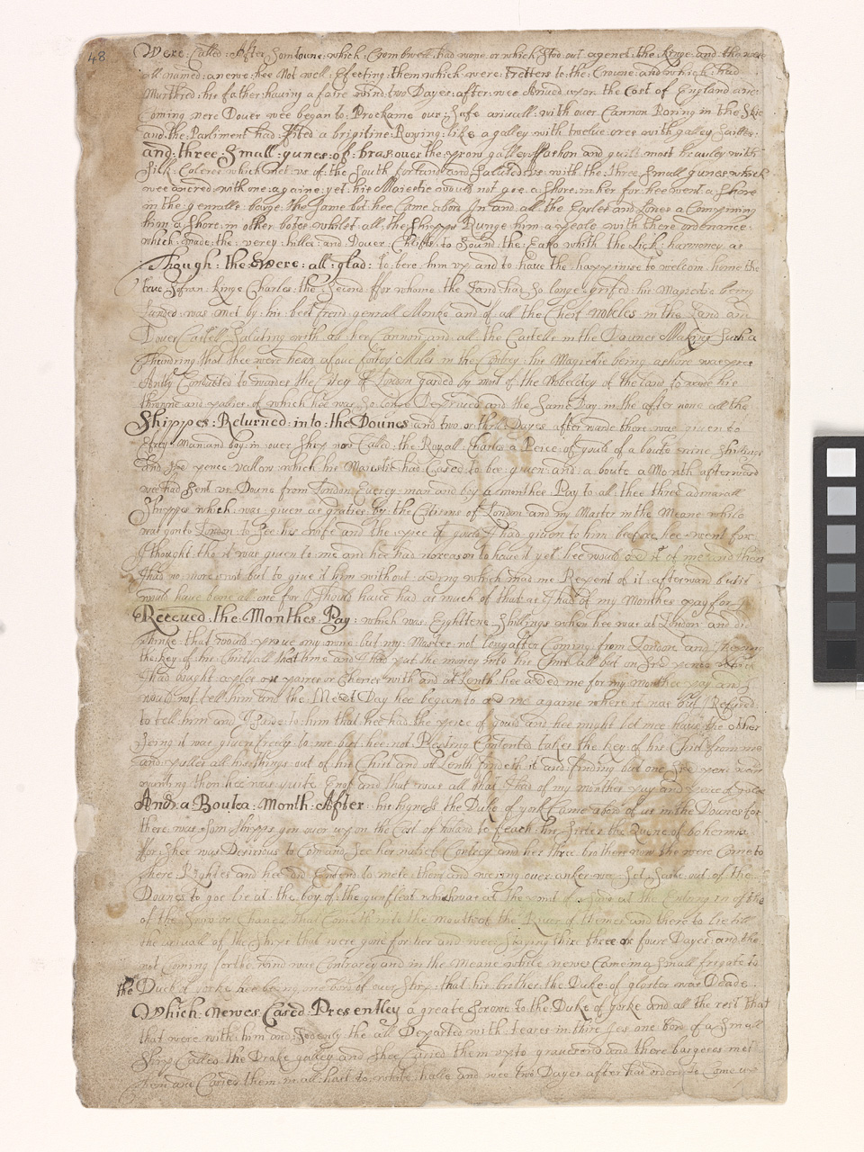 An image showing 'JOD/4; Barlows Journal. Dates 1659 to 1703.'