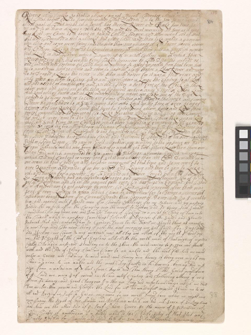 An image showing 'JOD/4; Barlows Journal. Dates 1659 to 1703.'