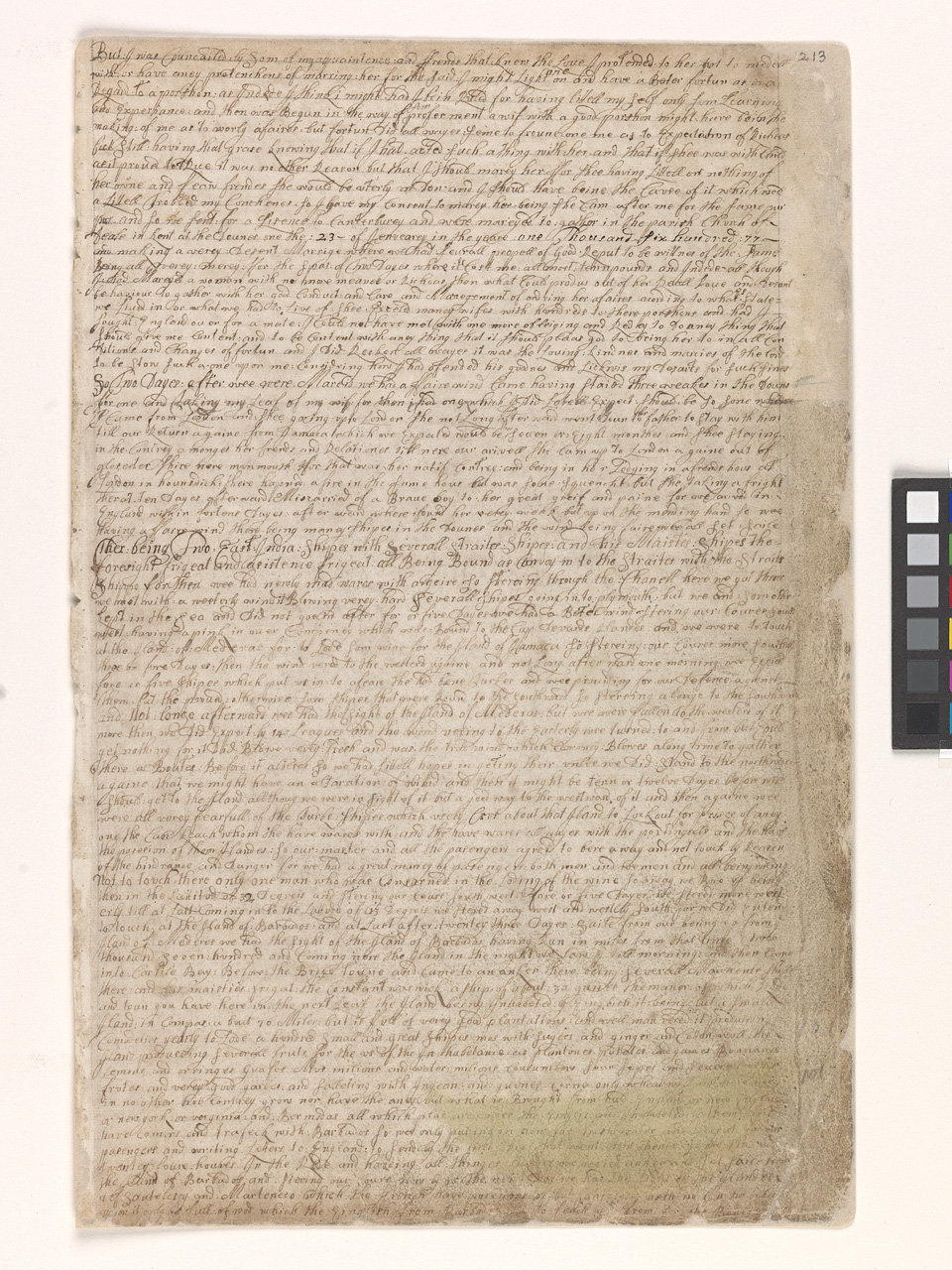 An image showing 'JOD/4; Barlows Journal. Dates 1659 to 1703.'