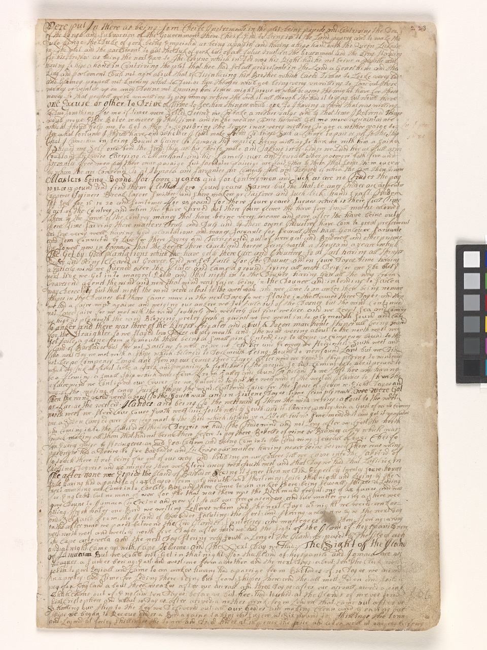 An image showing 'JOD/4; Barlows Journal. Dates 1659 to 1703.'