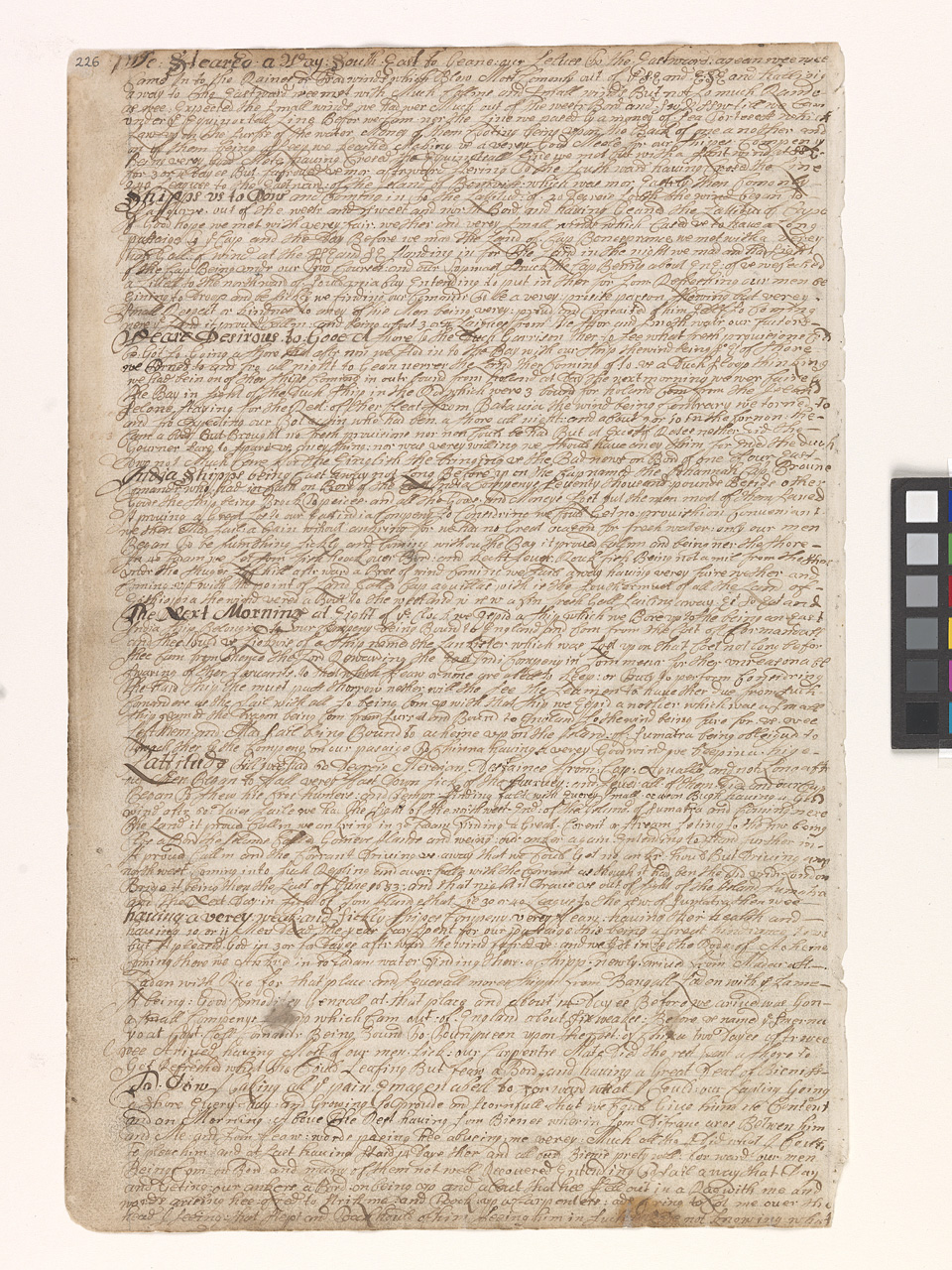 An image showing 'JOD/4; Barlows Journal. Dates 1659 to 1703.'