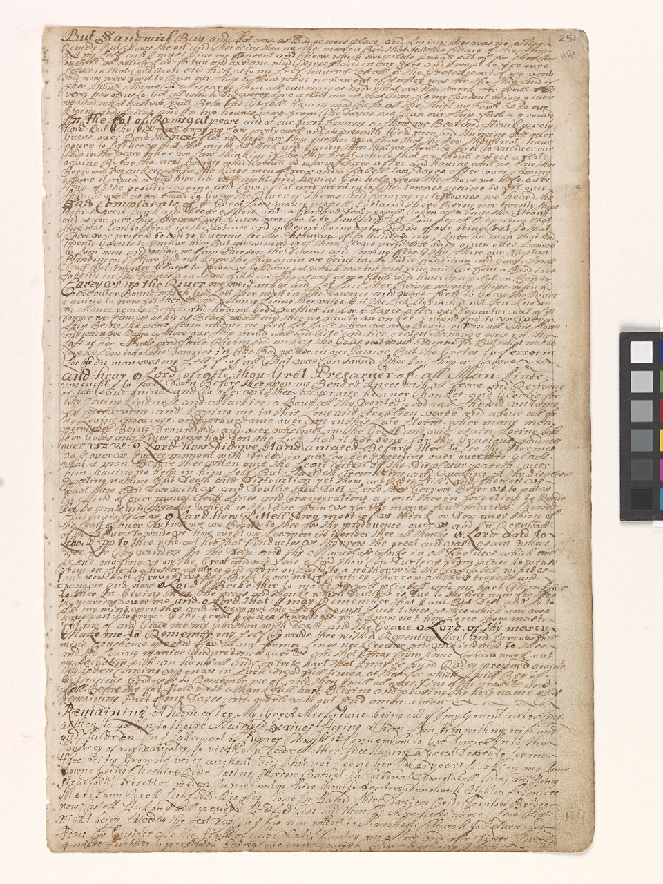 An image showing 'JOD/4; Barlows Journal. Dates 1659 to 1703.'