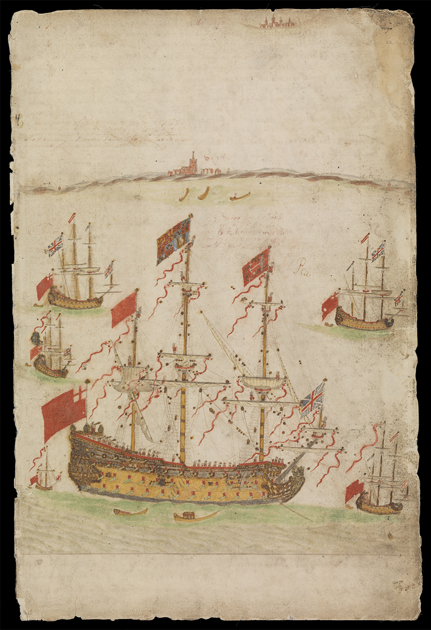 An image showing 'Journal of Edward Barlow, 1659-1703. Folio 24. Recto. JOD/4'