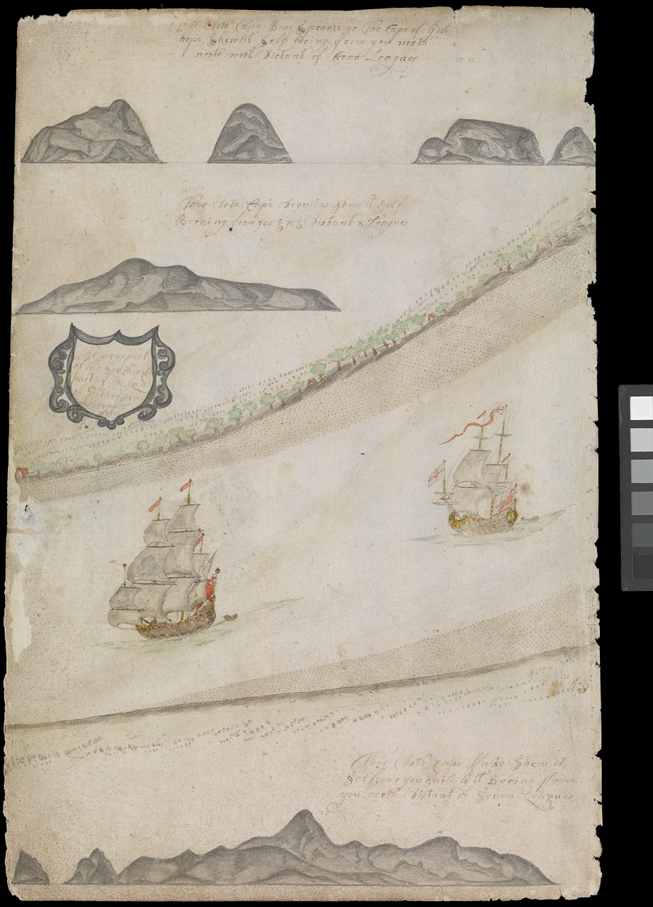 An image showing 'Barlow Journal f. 15.  Cape of Good Hope'