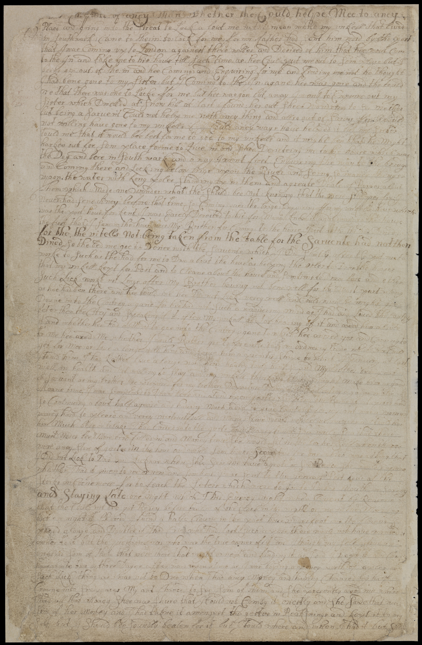 An image showing 'Barlow Journal - Page 23 - Leaf 5 Verso - Barlow's First Sight Of Ships'