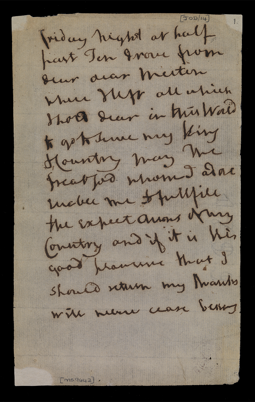 An image showing 'Nelson's journal and will 1805'