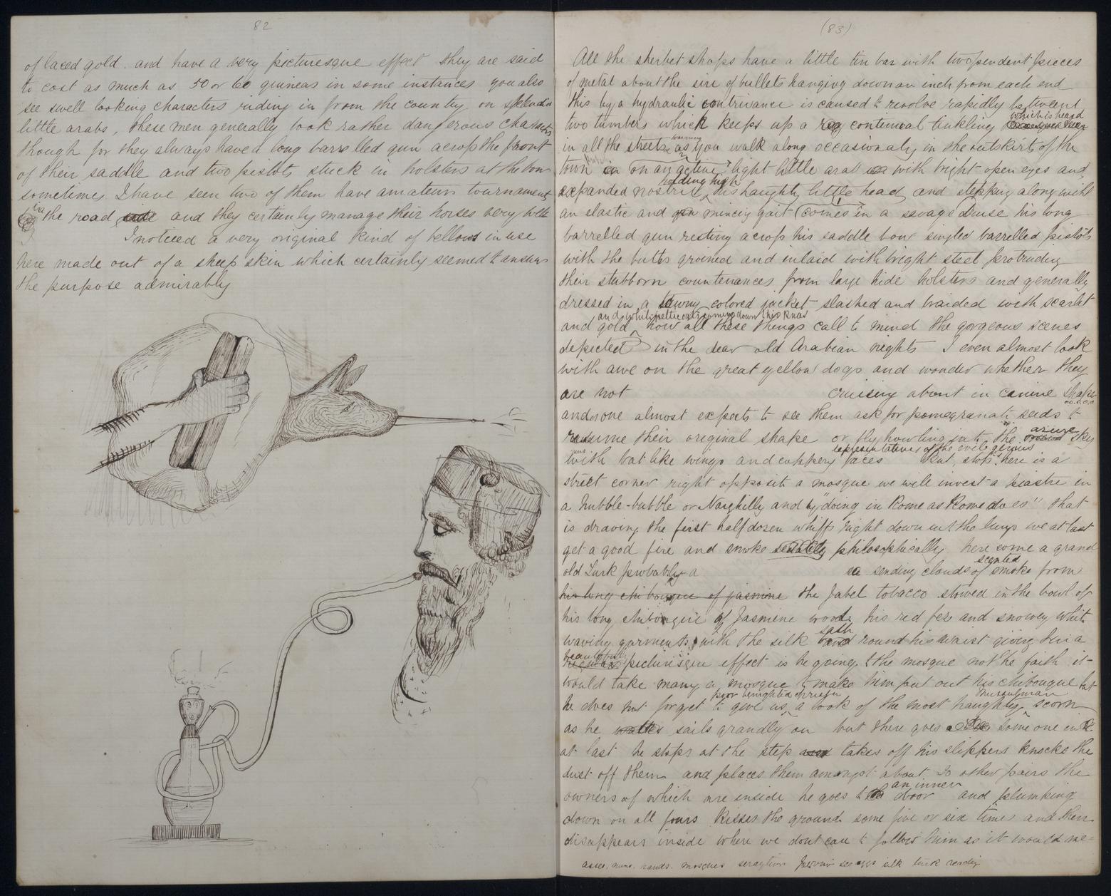An image showing 'JOD/25; Commander Roland Money Sperling, Rough Notes by Lt Rowland M Sperling, HMS MARLBOROUGH, 1862. 1862'