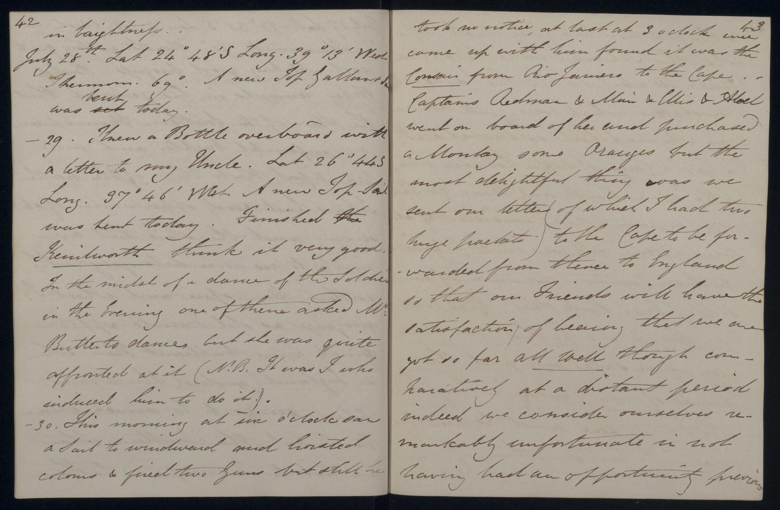 An image showing 'JOD/50; Journal of Lt James John Best, HEIC HENRY PORCHER, 1830-1831. 1830-1831'