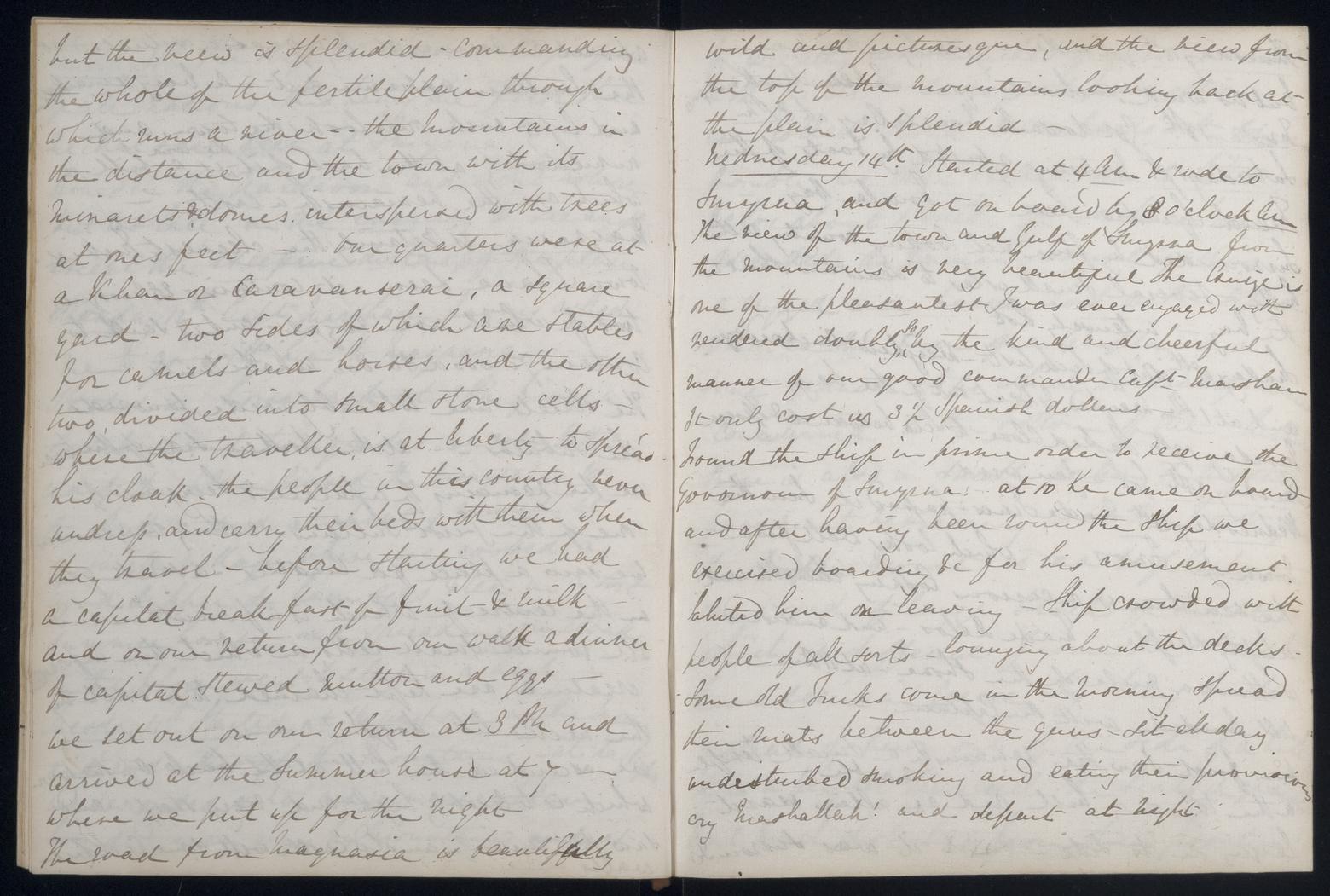 An image showing 'JOD/86; Captain James Fitzjames, Diary of Mid James Fitzjames HMS MADAGASCAR and HMS ST VINCENT, his return home and posting to the WINCHESTER, February 1833 - October 1834. 1833-02-01 - 1834-10-31'