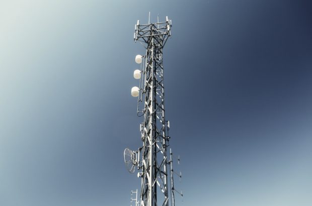 A radio communications mast
