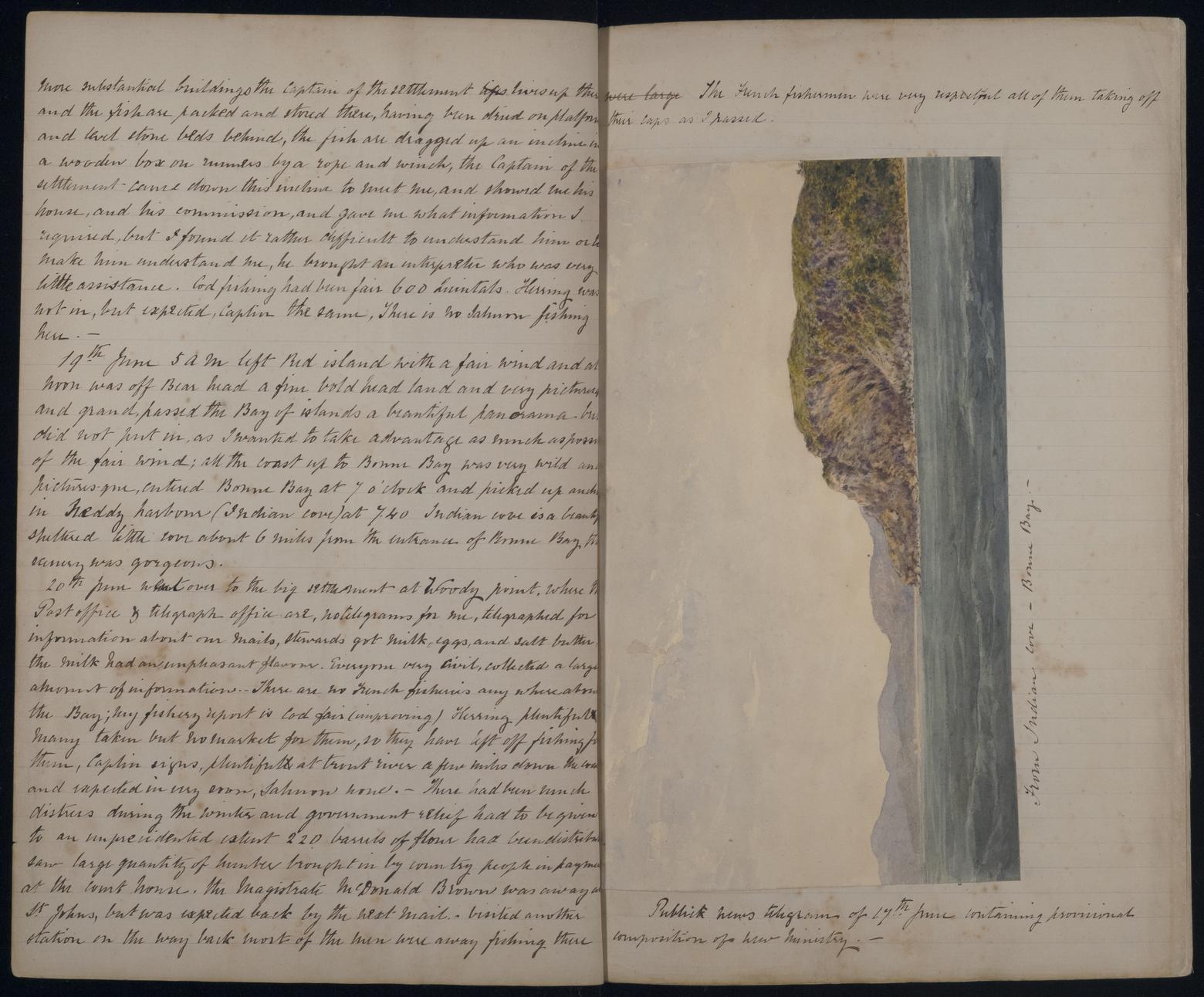 An image showing 'JOD/95; Journals and memoranda relating to Captain John Masterman, HMS IRON DUKE AND HMS BULLFROG, 1871-1888 1871-1888'