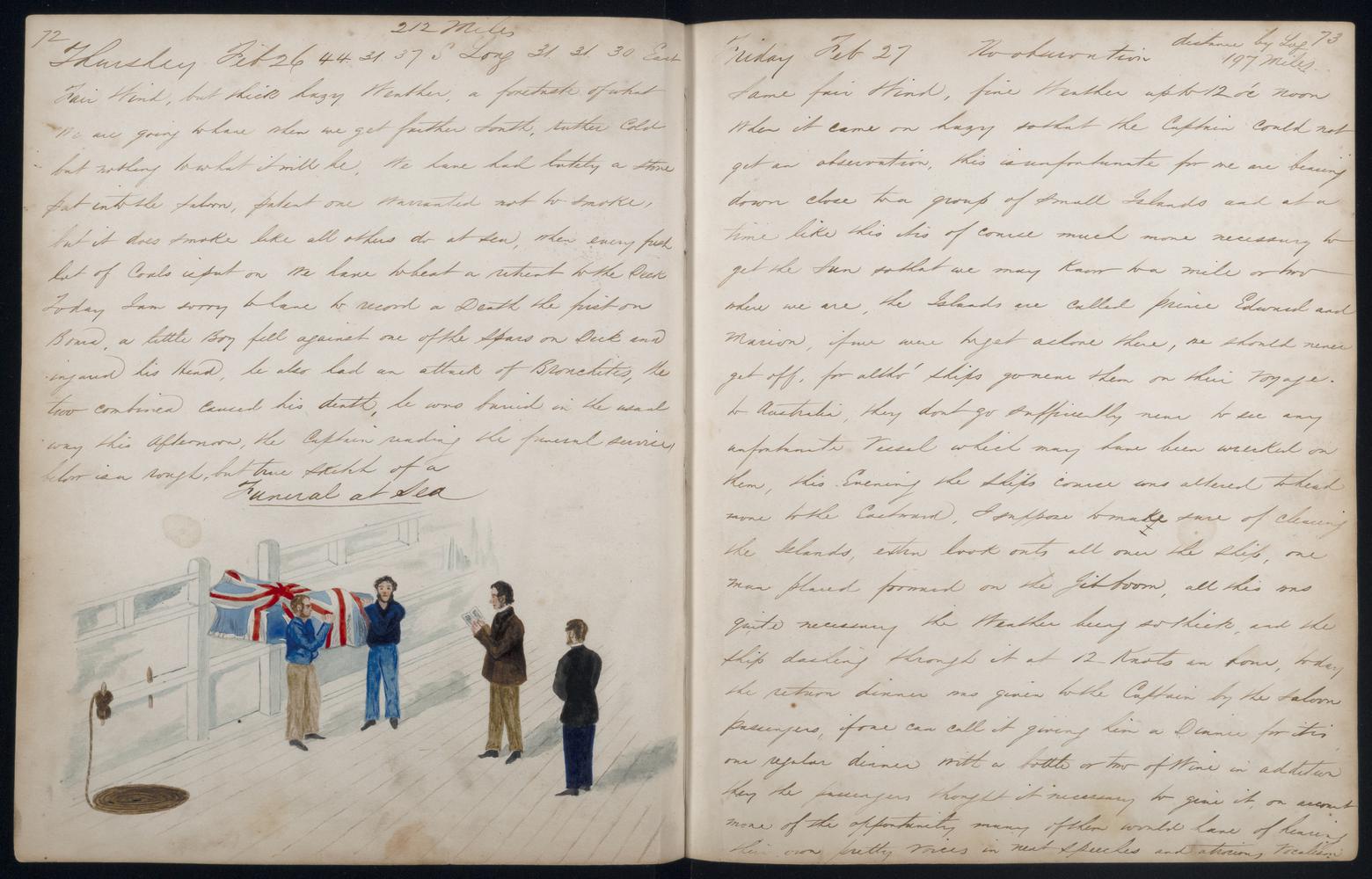 An image showing 'JOD/171; Alfred Withers, Diary with transcript of Alfred Withers in the JAMES BAINES,1857 1857-1857'