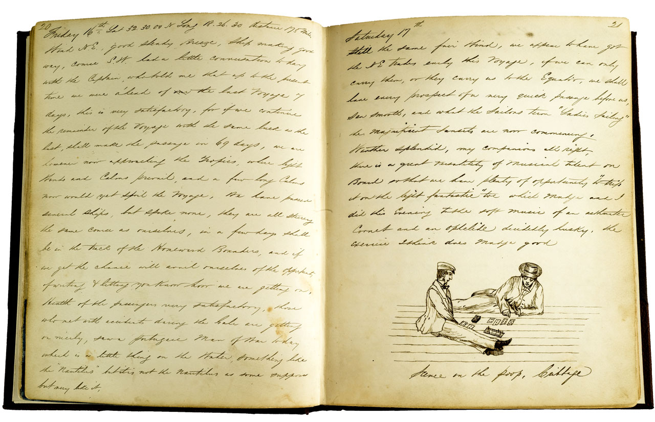 An image showing 'Log of the James Baines Alfred Withers'
