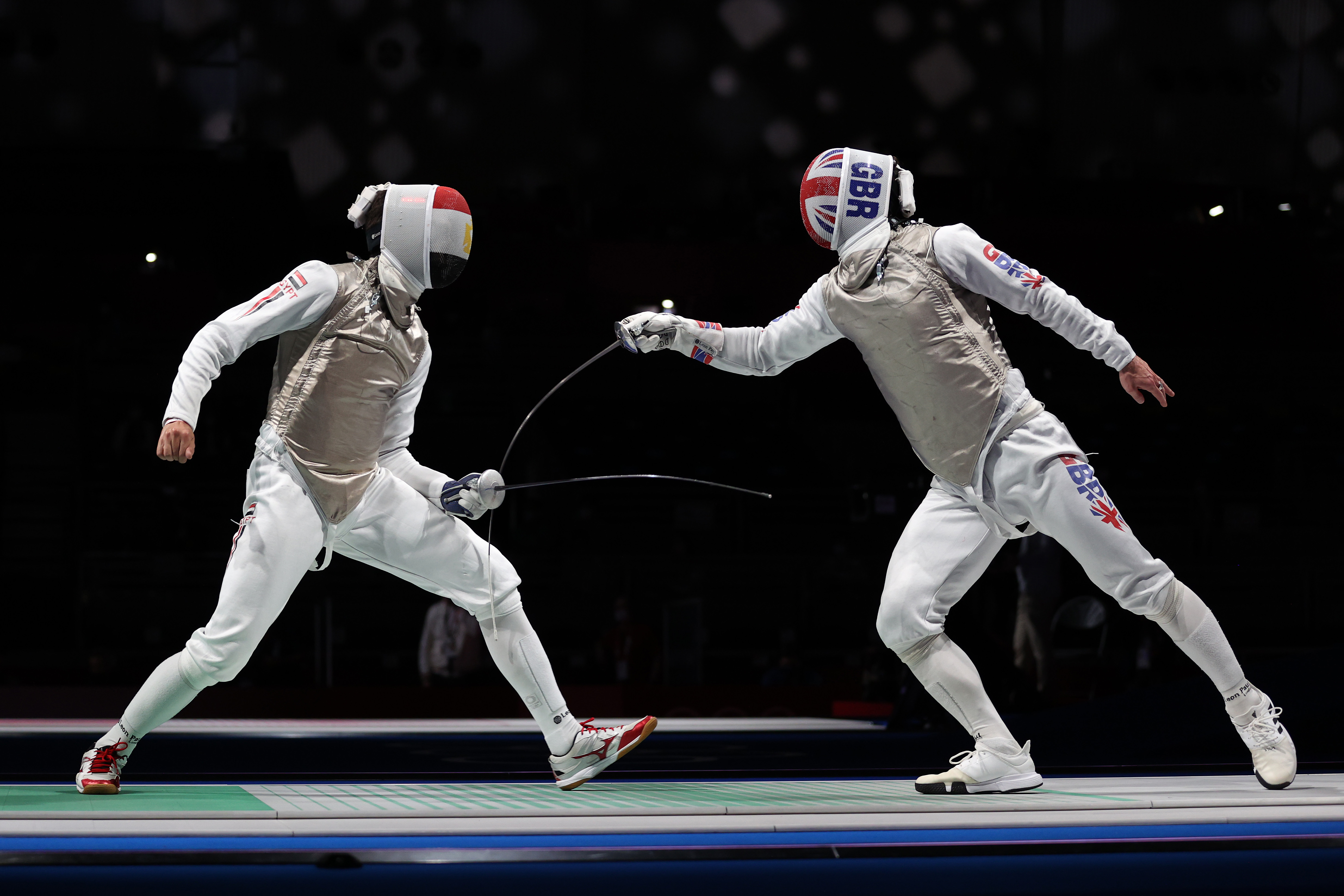 Fencer Marcus Mepstead competes at Tokyo 2020