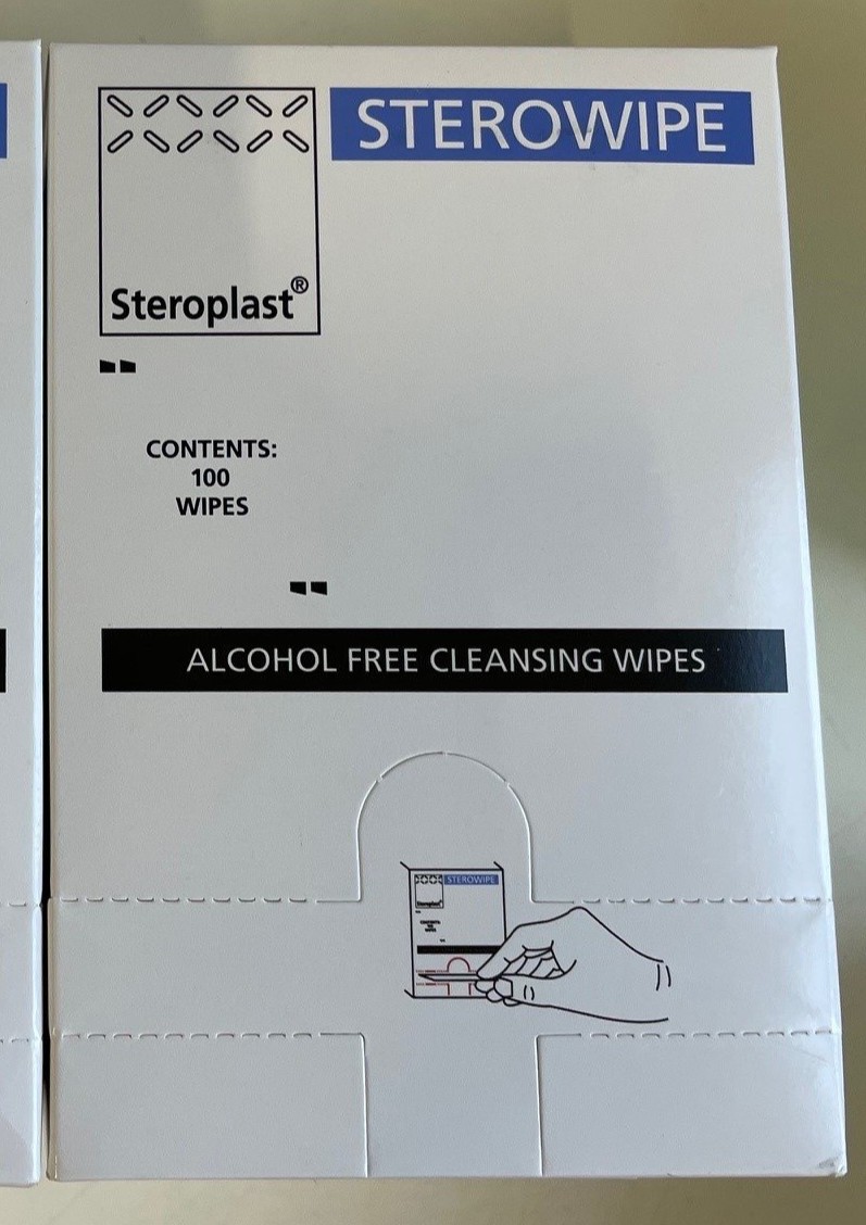 Steroplast Sterowipe Alcohol Free Cleansing Wipes