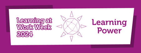 Learning at work - learning power logo