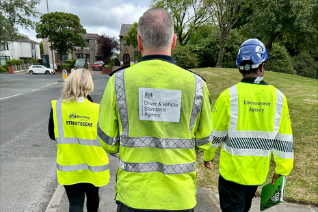 Burnley Council, Environment Agency and DVSA carrying out stop checks