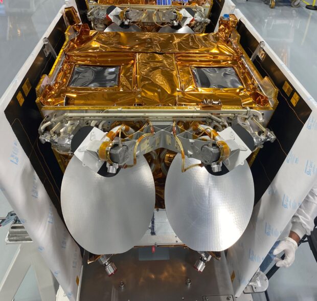 Beam-hopping JoeySat ready for launch.
