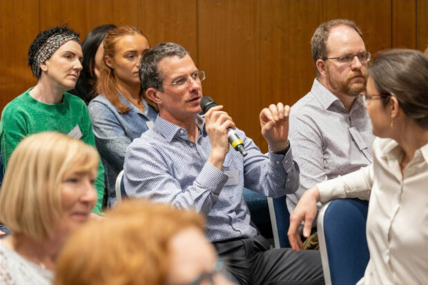 Civil Servants discussing public services