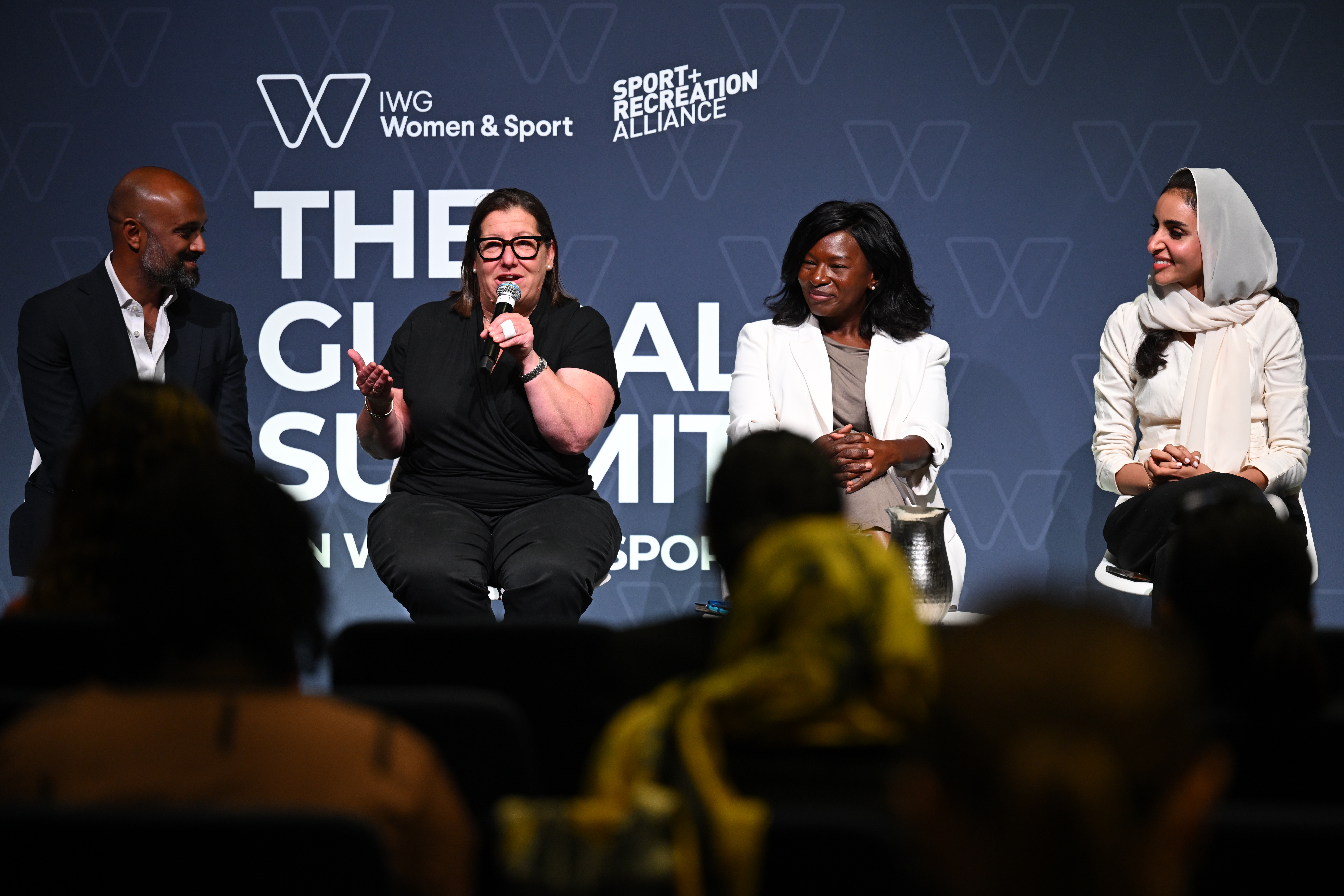 Sally Munday OBE speaking on the 