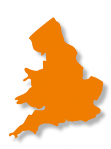 Map of England and Wales
