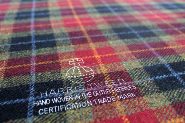 Only genuine Harris Tweed carries the orb Certification Mark (© Harris Tweed Authority Jane McMillan)