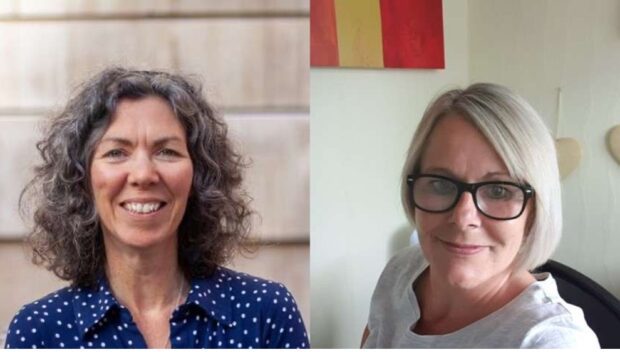 Joanne (left) and Amanda (right) from the Capability team