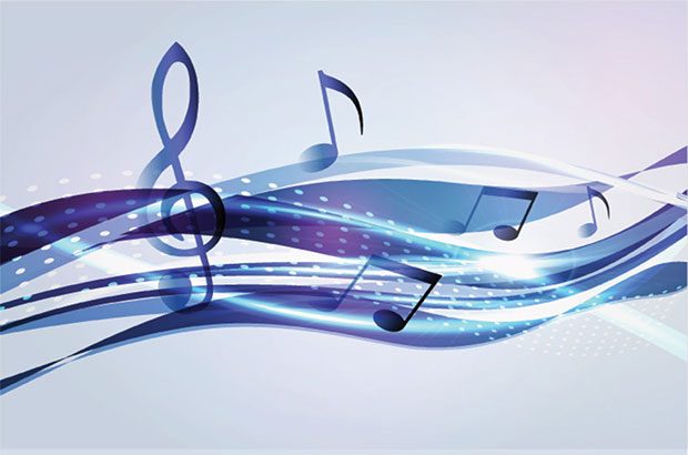 Printed music digital image.