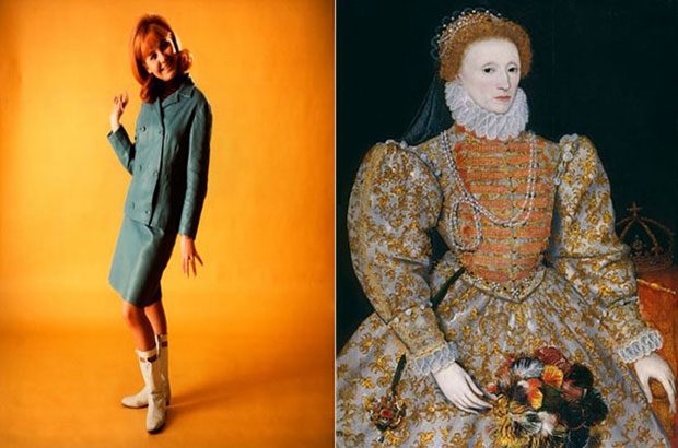 Lulu and Queen Elizabeth I.