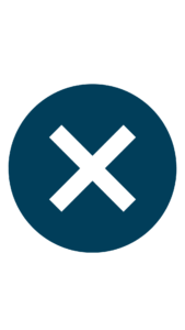 a navy blue cross
