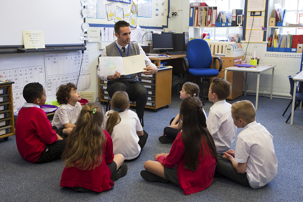 Teacher and class